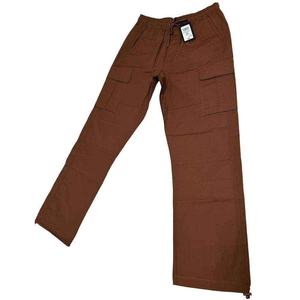 CSG Canyon Cargo Relaxed Fit Pants Brown Sz M NWT